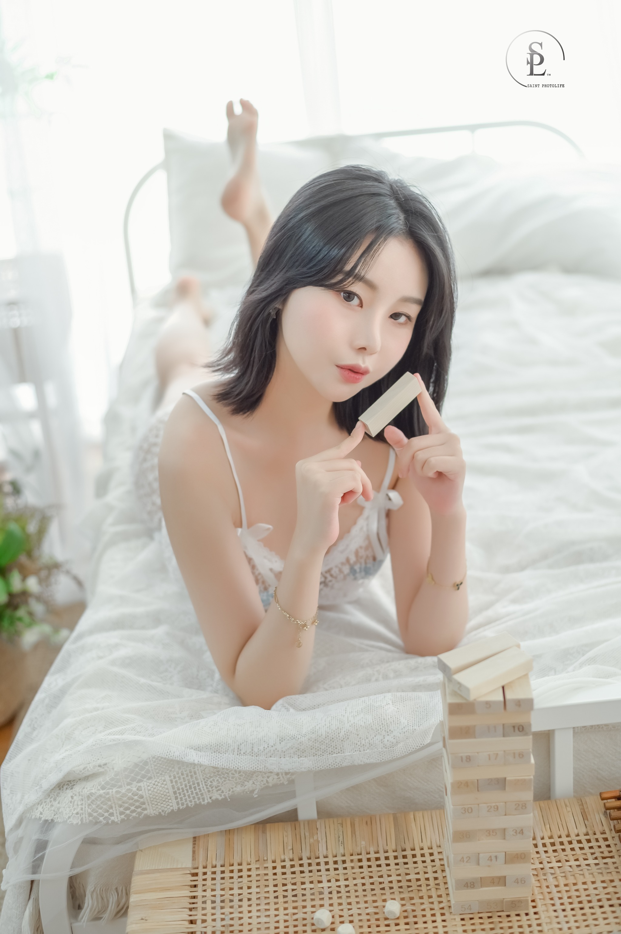 Yuna (윤아) - NO.042 SAINT Photolife – Yuna - No.32 Jenga[59P]-XikXak